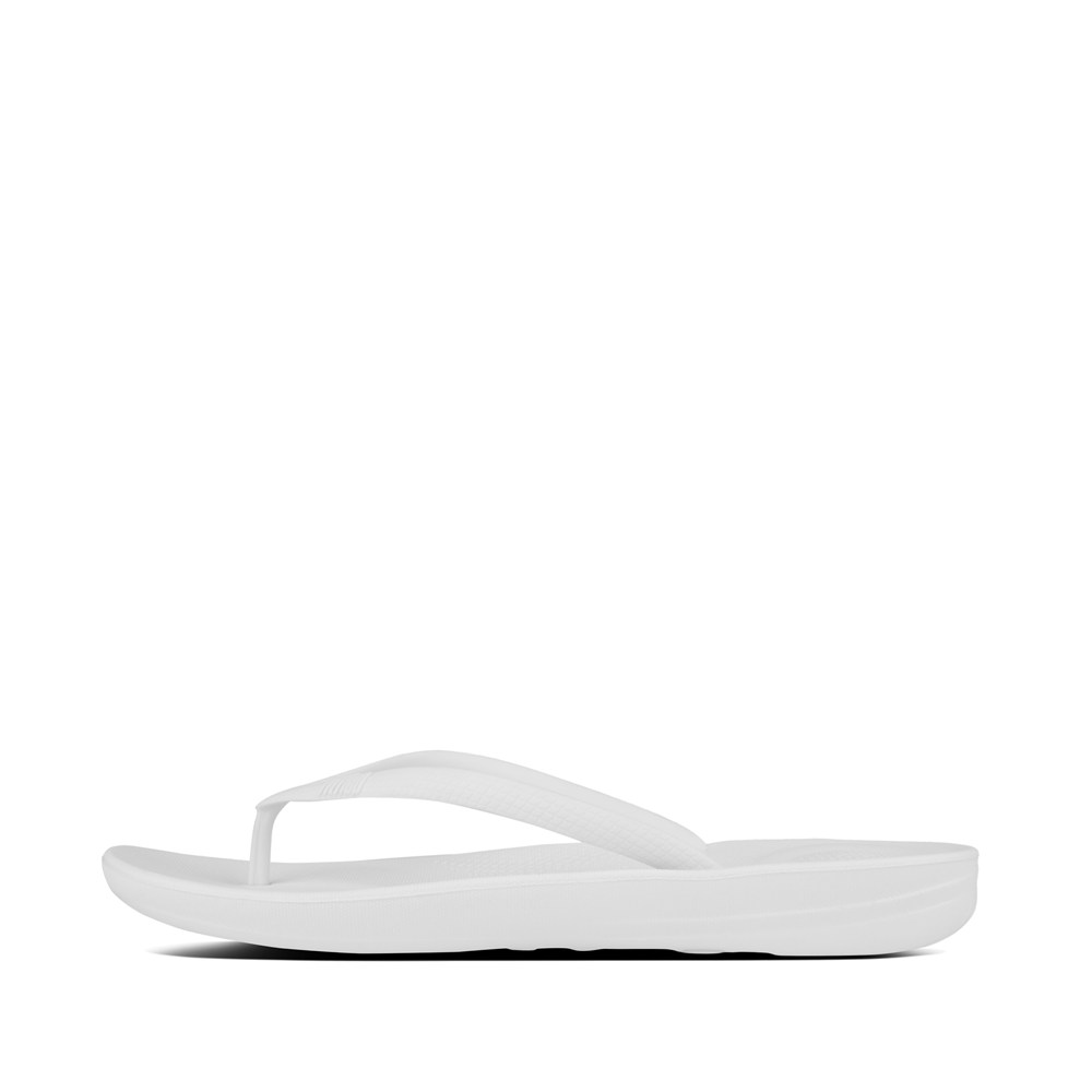 Fitflop Womens Flip-flops - Iqushion Ergonomic - White - 567-TNBEHC